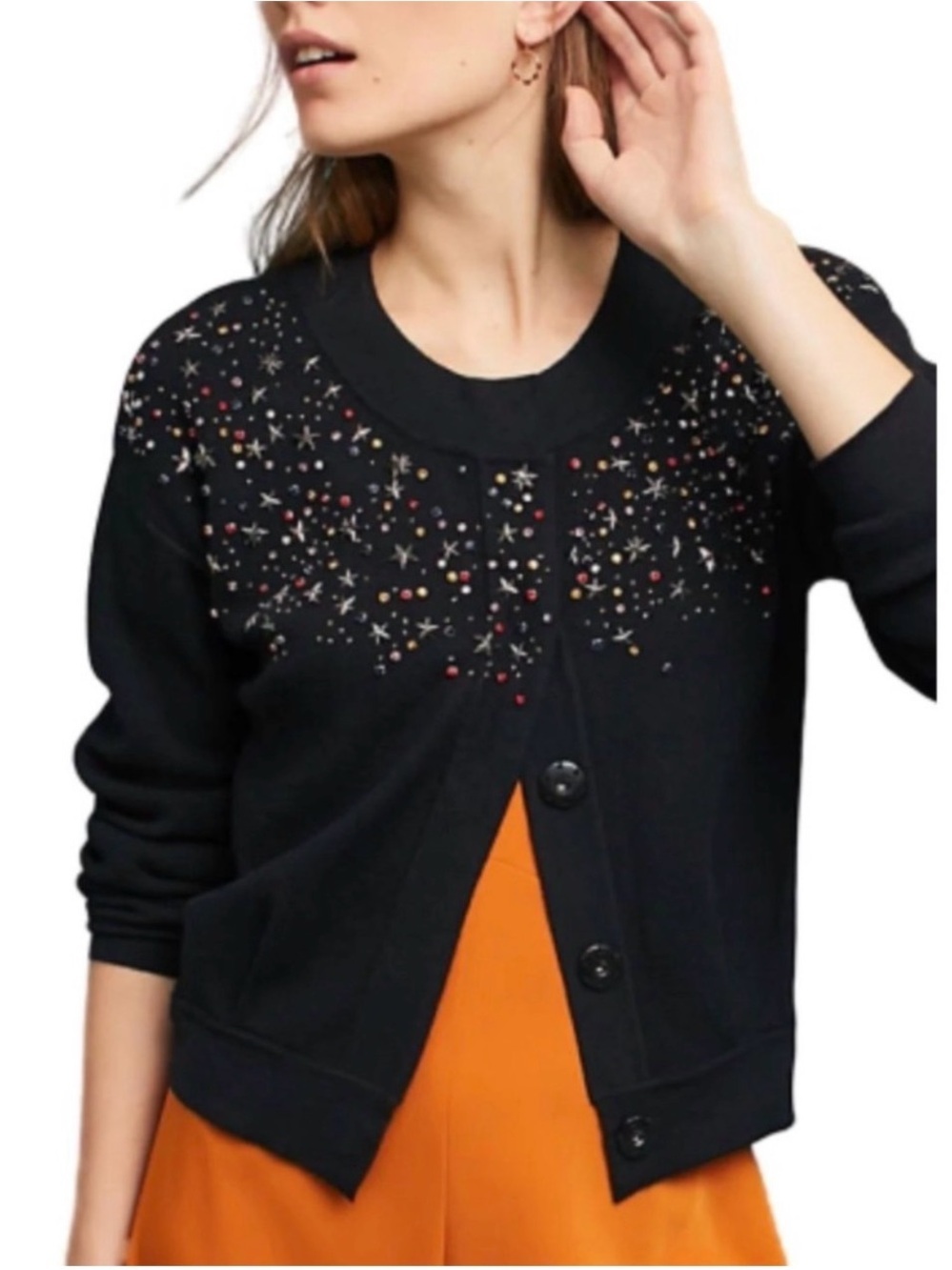 Anthropologie Moth Fallen Star Cardigan Size XS
